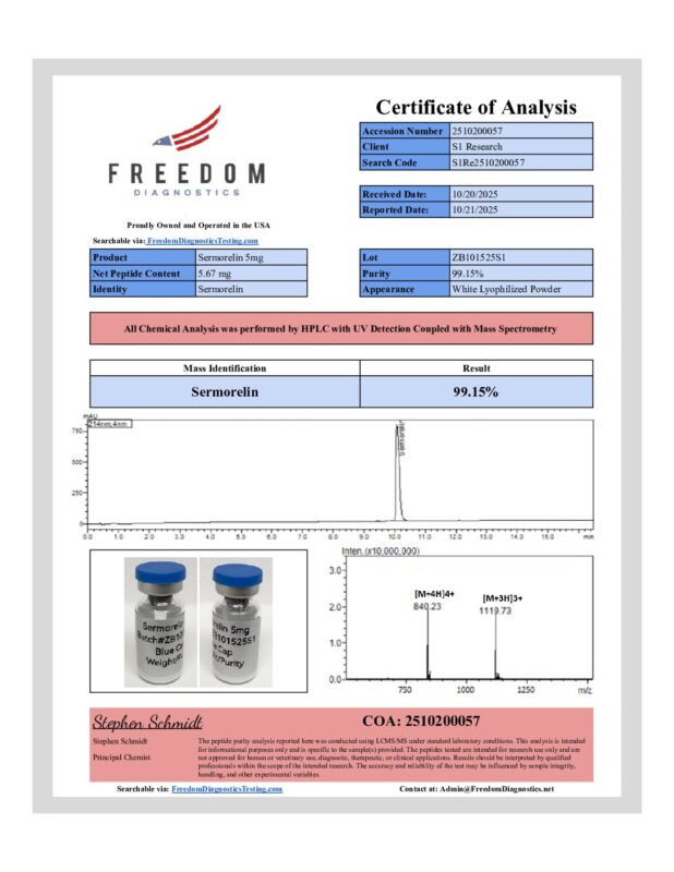 Sermorelin 5mg